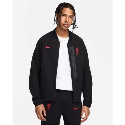 LFC Nike Mens N98 Tech Fleece Jacket Black